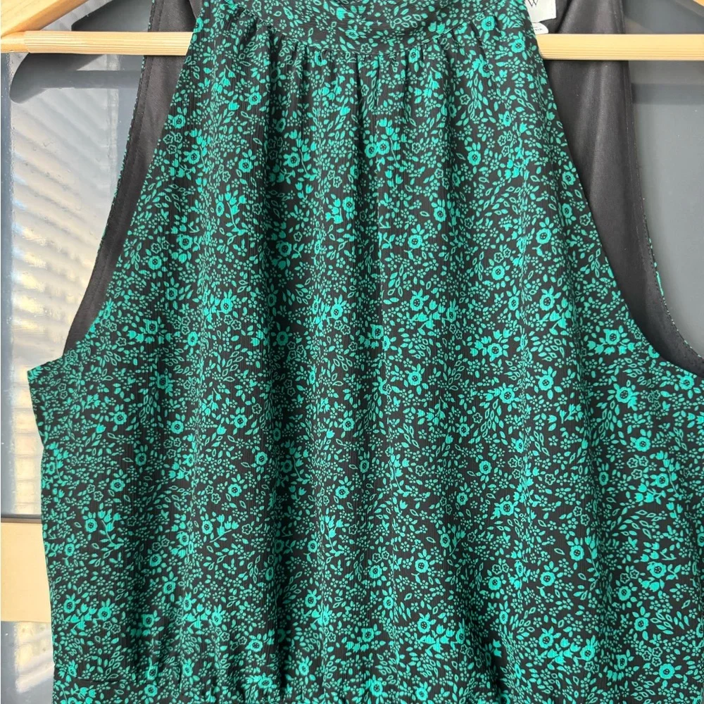 J.Crew Green Halter Maxi Dress Size 4 - Picture 2 of 8